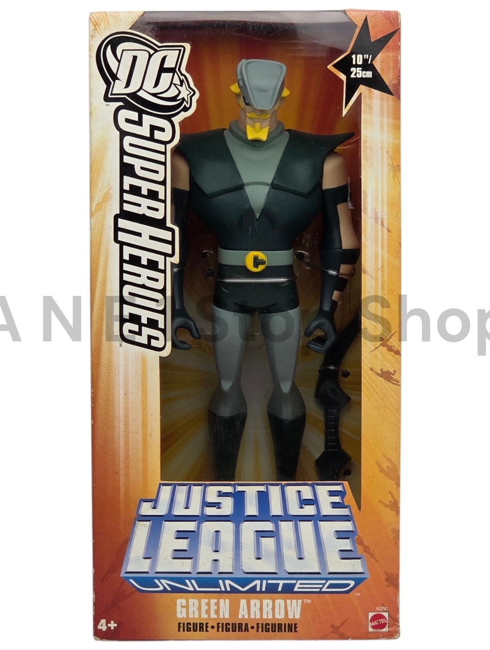 DC Justice League Unlimited Green Arrow 10” Figure Sealed Mattel 2005 K0790